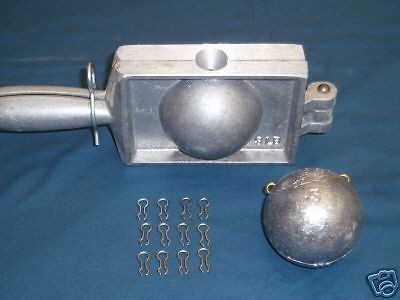 Pound Cannon Ball downrigger Weight Mold, Sinker Mold