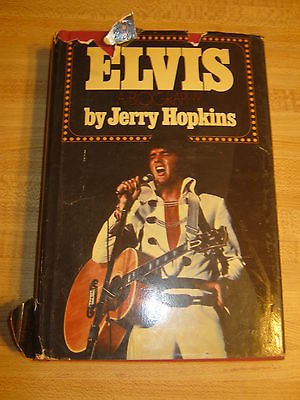 Elvis by Jerry Hopkins HCDJ1st 1971 Elvis Presley biography