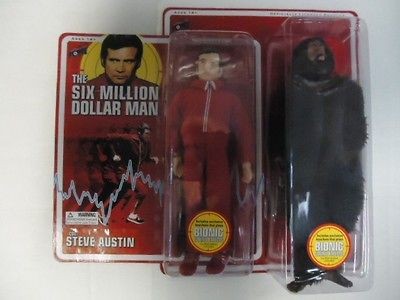 Bing Bang Pow Six Million Dollar Man Steve Austin & Bigfoot Figure 