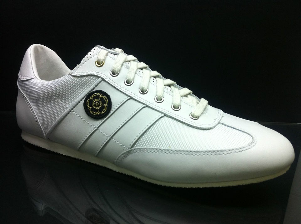 Mens Nicholas Deakins Bannister White Trainers UK 6 11