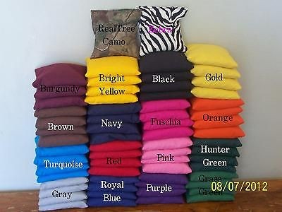   (Corn Hole) 8pcs Bags Set, Baggo   Bean Bag   2 Colors 4 of each