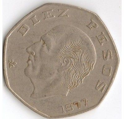 Newly listed 1977 Mexico Diez Pesos Coin