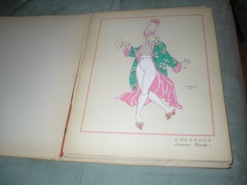 BARBIER BOOK 24 COSTUME POCHOIRS CASANOVA DECORS ET COSTUMES PARIS 