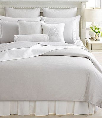 BARBARA BARRY   Pave Mineral Grey Queen Duvet Cover NP