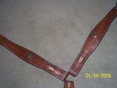 Trophy Horse Barrel Racing Breast Collar PAPPY 2000 Rodeo Saddle 
