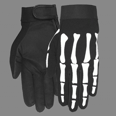 skeleton gloves in Clothing, 