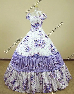 Civil War Southern Belle Lolita Ball Gown Dress Reenactment 013 M