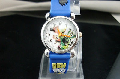 HOT new 1pcs Blue Ben10 children 3D watch kids Gifts