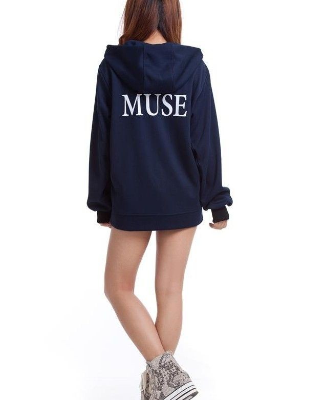 The MUSE Rock Hoodie Skull Jacket Punk bleach Monster costume sweater