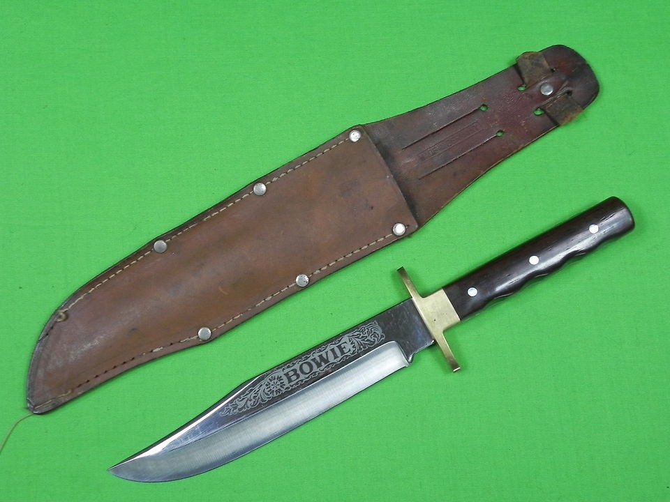 Vintage German Germany Solingen Rostfrei Bowie Hunting Fighting Knife 