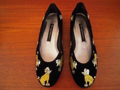 Frankie and Baby Beverly Feldman Womens Poodle Shoes Size 6M Great 