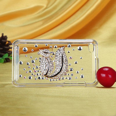 Gold Squirrel Crystal 3D Bling case APPLE iPod touch 4th generation