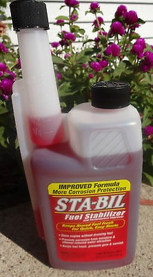 STA BIL FUEL STABILIZER 32 oz TREATS 80 GAL 2 & 4 CYL GAS ENGINES 