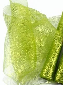 Holiday Decorative Mesh Ribbon   1 yd.   GREEN