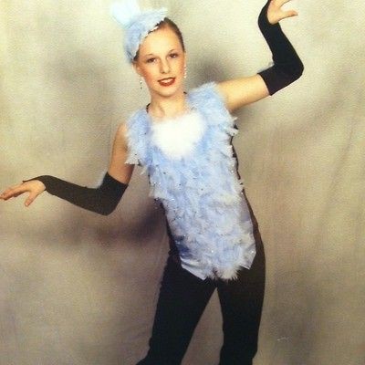 Custom Made Bird Dance Costume With Swarvoski Crystals.