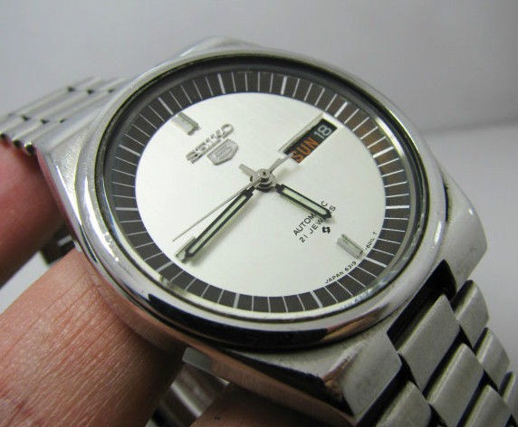 RARE Vintage Seiko 6309 2 TONE DIAL Automatic GENTS.