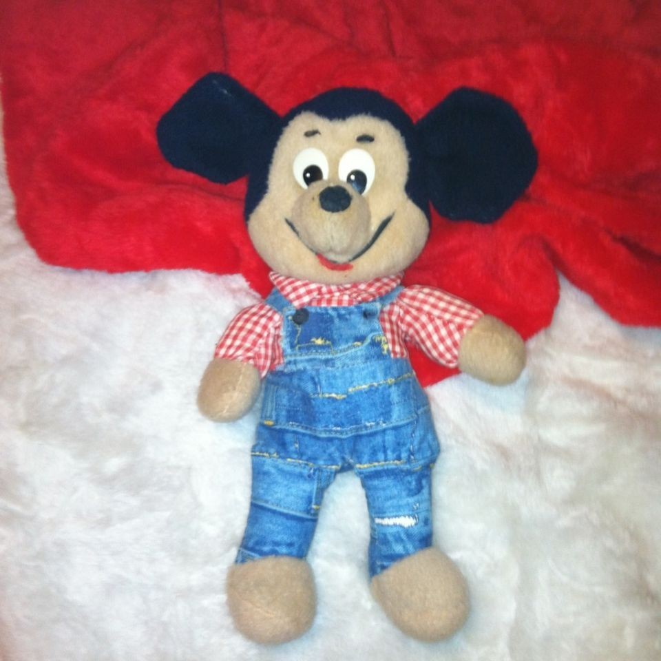 VINTAGE DISNEY MICKEY MOUSE KNICKERBOCKER PLUSH DOLL