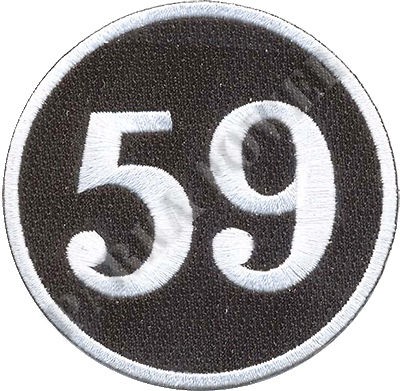 59 Club Patch, Fifty Nine Club, Cafe Racers, Motorcycle