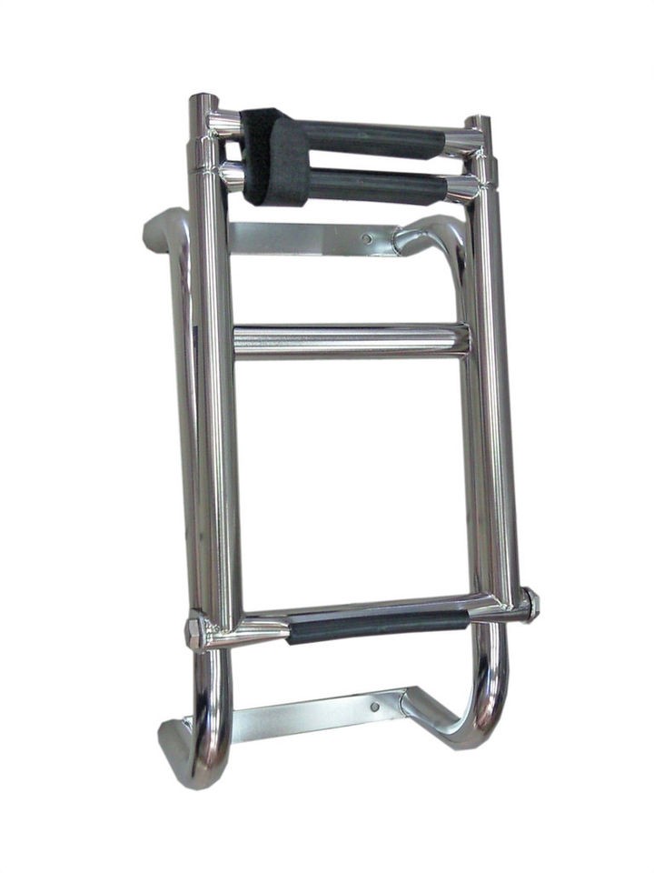   STEPS SS STERN/TRANSOM MOUNT FOLDING LADDER FOR BOATS   FIVE OCEANS