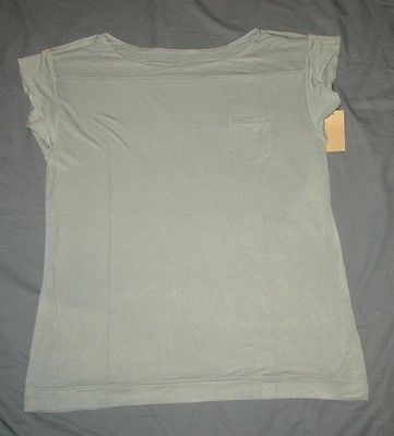 NEW COLDWATER CREEK BLUE YONDER SIZE XL (18) RELAXED SHORT SLEEVE T 