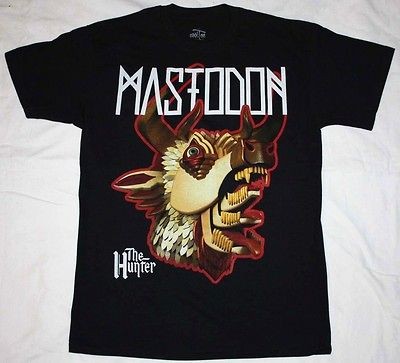 MASTODON THE HUNTER 2 STONER PROGRESSIVE SLUDGE METAL BAND NEW BLACK T 