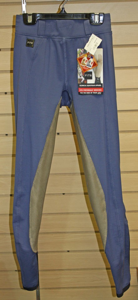   Pull On Full Seat Breech Blueberry XS or Small or XL A600 Blue