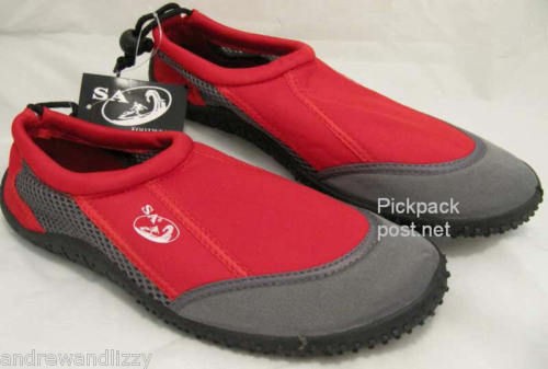 Aqua Shoes Beach Shoes Water Aqua Socks Aquashoes Red