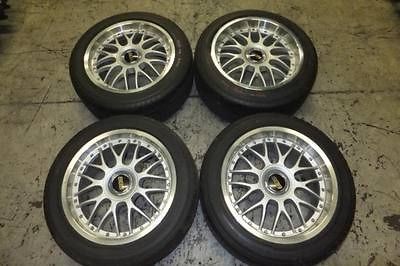 JDM 17 BBS RS736 RS RS733 RS RIMS WHEELS 5x114.3 17x8 +36 17x9 