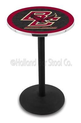 Boston College Eagles 36 or 42 Tall Black Round Base Pub Bar Table 