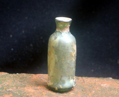   Century Beautiful Venetian Glass Bottle w/Family Tree Etched Rare