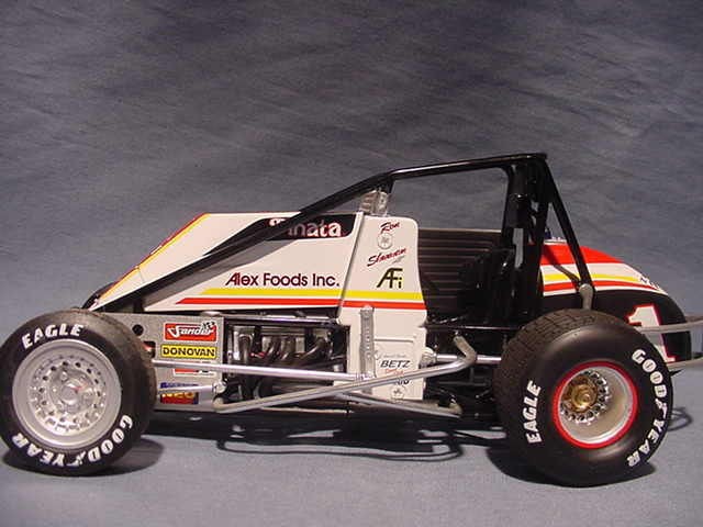 RON SHUMAN TAMALE WAGON CRA USAC VINTAGE WINGLESS SPRINT CAR GMP ALES 