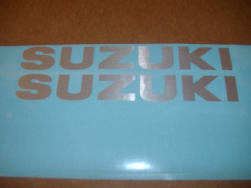 SUZUKI GSX R GSX F GSF BANDIT KATANA GS RM Z DR DR Z FUEL TANK DECALS 