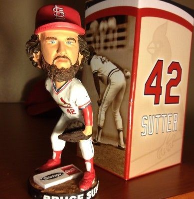 St. Louis Cardinals HOF Bruce Sutter 8/3 SGA BOBBLEHEAD NIB