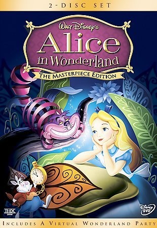 oop ALICE IN WONDERLAND dvd 2 Disc MASTERPIECE EDITION disney 