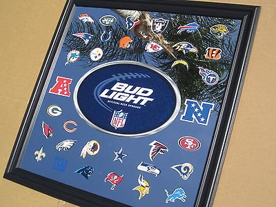 Bud Light Tennessee Titans NFL Football AFC Beer Bar Mirror Man Cave Pub  "New