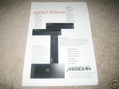 Meridian 566,508.20,502​,557 Amp/CD Ad from 1996