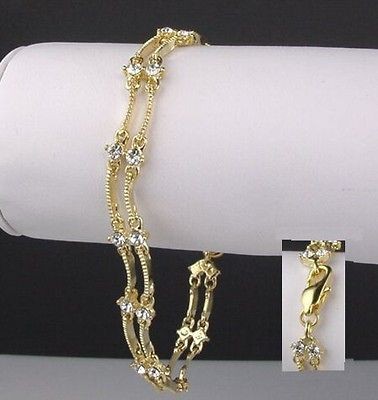 Mirror Image 14k Hge Wavy Link Bracelet