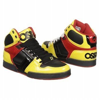 OSIRIS NYC 83 BRONX YELLOW BLACK RED SKATE BOARD SHOES