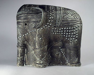 Sweden Swedish Rorstrand Bertil Vallien Terra Series Large Elephant