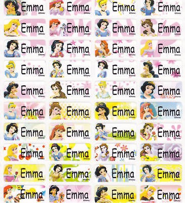 120 PRINCESS Custom Name Label DAYCARE,​SCHOOL SUPPLIES (Buy 5 get 