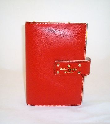 Kate Spade Deborah Personal 2013 Planner Organizer Wellesley RED NWT 