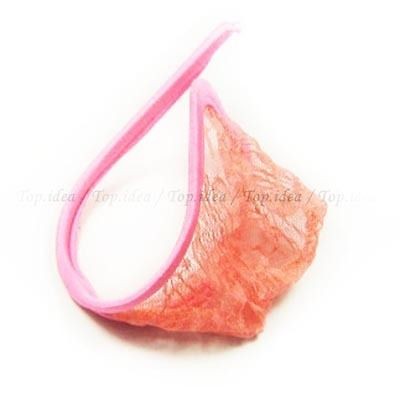   LACE TRANSLUCENT ROSE INVISIBLE NO LINES SEDUCTIVE THONG MEN C STRING