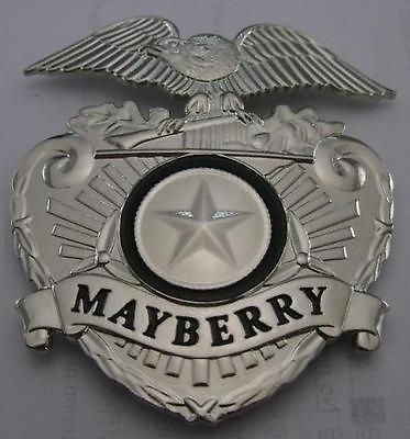 Barney Fife Badge prop replica using real artwork The Andy Griffith 