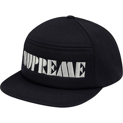 NEW Supreme Sport Stencil Hat Black 2012 F/W Rose Ducks Dogs Floral