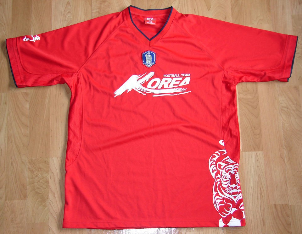 South Korean Football/Socce​r Jersey, L Large Size 110, Republic of 