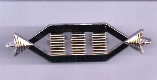 Star Trek Movie Uniform Captain Insignia Rank Pin 3.5 Gold/Silver