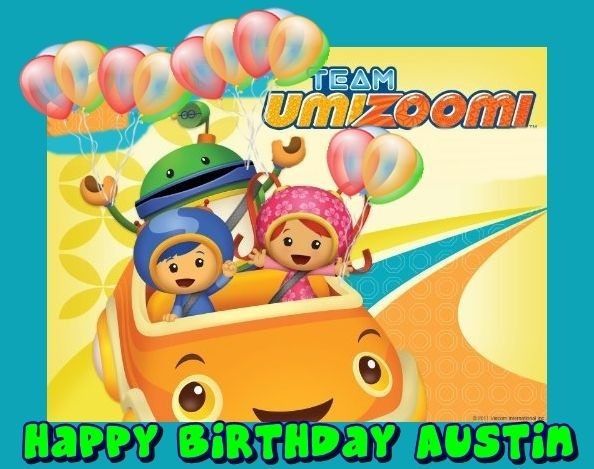 Team Umizoomi Birthday Frosting sheet cake topper