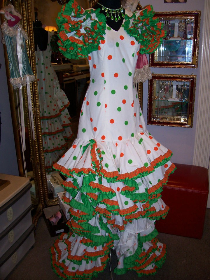 vintage high quality carmen miranda style gown