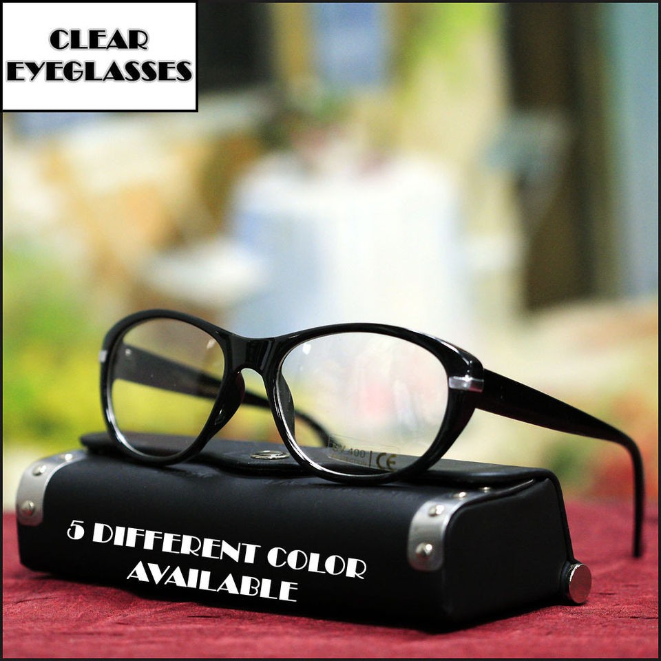 NEW MENS STYLISH EYEGLASSES FASHION RETRO 70S 80S VINTAGE BLACK 