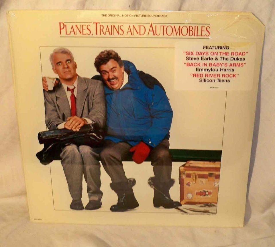   trains+automobiles NM /SS john candy steve martin cc earle SEALED LP